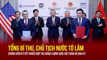 Tổng Bí thư, Chủ tịch nước Tô Lâm chứng kiến ký kết hợp tác năng lượng giữa Việt Nam - Hoa Kỳ