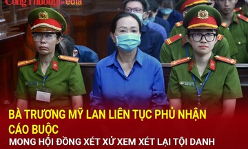 Bà Trương Mỹ Lan liên tục phủ nhận cáo buộc, mong hội đồng xét xử xem xét lại tội danh