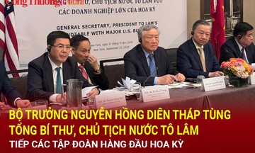Bộ trưởng Nguyễn Hồng Diên tháp tùng Tổng Bí thư, Chủ tịch nước Tô Lâm tiếp các tập đoàn lớn Hoa Kỳ