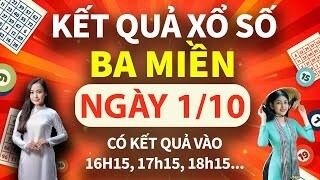 TRỰC TIẾP KQXS hôm nay 1/10/2024, Miền Nam, XSMN, Miền Trung, XSMT, Miền Bắc XSMB 1/10