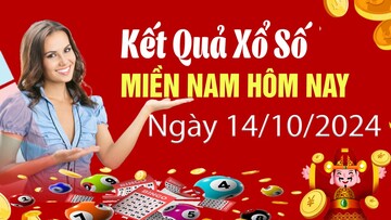 Kết quả xổ số miền Nam hôm nay 14/10/2024, XSMN 14/10, trực tiếp XSMN 14/10, KQXSMN
