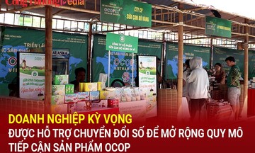 Doanh nghiệp kỳ vọng được hỗ trợ chuyển đổi số để mở rộng quy mô tiếp cận sản phẩm OCOP