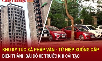 Khu ký túc xá Pháp Vân – Tứ Hiệp xuống cấp, biến thành bãi đỗ xe trước khi được cải tạo