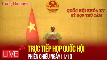 [TRỰC TIẾP]: Kỳ họp thứ 8, Quốc hội khoá XV chiều ngày 11/11/2024