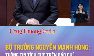 Bộ trưởng Nguyễn Mạnh Hùng: Thông tin tích cực trên báo chí phải chiếm trên 60%