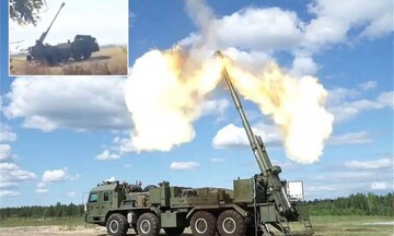 Lựu pháo tự hành 2S43 Malva hiếm hoi của Nga được phát hiện ở Kursk