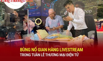 Bùng nổ gian hàng livestream trong tuần lễ thương mại điện tử