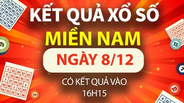 XSMN 8/12, trực tiếp Kết quả xổ số miền Nam hôm nay 8/12/2024, XSMN chủ Nhật, KQXSMN ngày 8/12