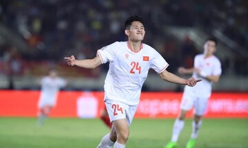 Tiến Linh, Văn Toàn ghi bàn, đội tuyển Việt Nam chiến thắng giòn giã trước Lào