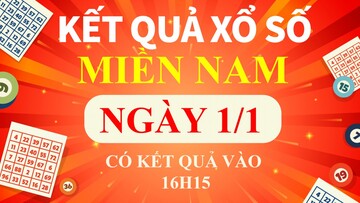 XSMN 1/1, trực tiếp Kết quả xổ số miền Nam hôm nay