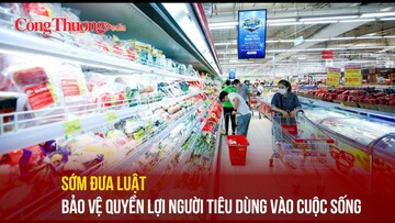 Sớm đưa Luật Bảo vệ quyền lợi người tiêu dùng vào cuộc sống