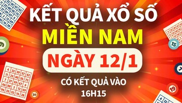 XSMN 12/1, trực tiếp Kết quả xổ số miền Nam hôm nay 12/1/2025