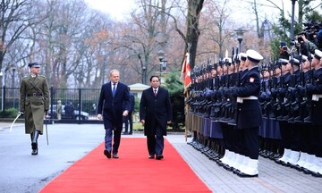 Lễ đón Thủ tướng Phạm Minh Chính thăm chính thức Ba Lan