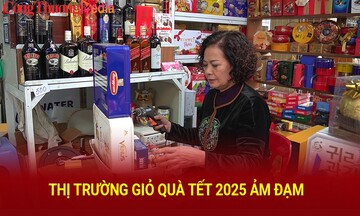 Thị trường giỏ quà Tết 2025 ảm đạm