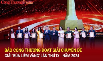 Giải 'Búa liềm vàng' lần thứ IX - năm 2024: Báo Công Thương đoạt giải Chuyên đề với loạt bài 3 kỳ