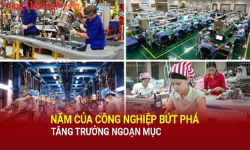 Năm của công nghiệp bứt phá, tăng trưởng ngoạn mục