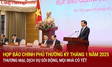 Họp báo Chính phủ thường kỳ tháng 1 năm 2025: Thương mại, dịch vụ sôi động, mọi nhà có Tết