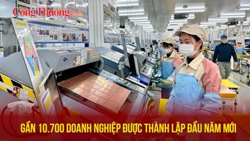Gần 10.700 doanh nghiệp được thành lập đầu năm mới