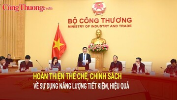 Hoàn thiện thể chế, chính sách về sử dụng năng lượng tiết kiệm, hiệu quả