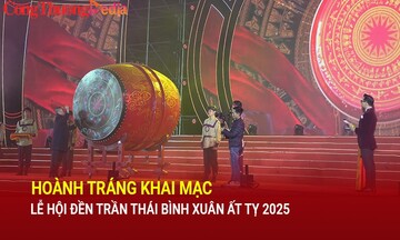 Hoành tráng khai mạc Lễ hội đền Trần Thái Bình Xuân Ất Tỵ 2025