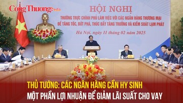 Thủ tướng: Các ngân hàng cần hy sinh một phần lợi nhuận để giảm lãi suất cho vay
