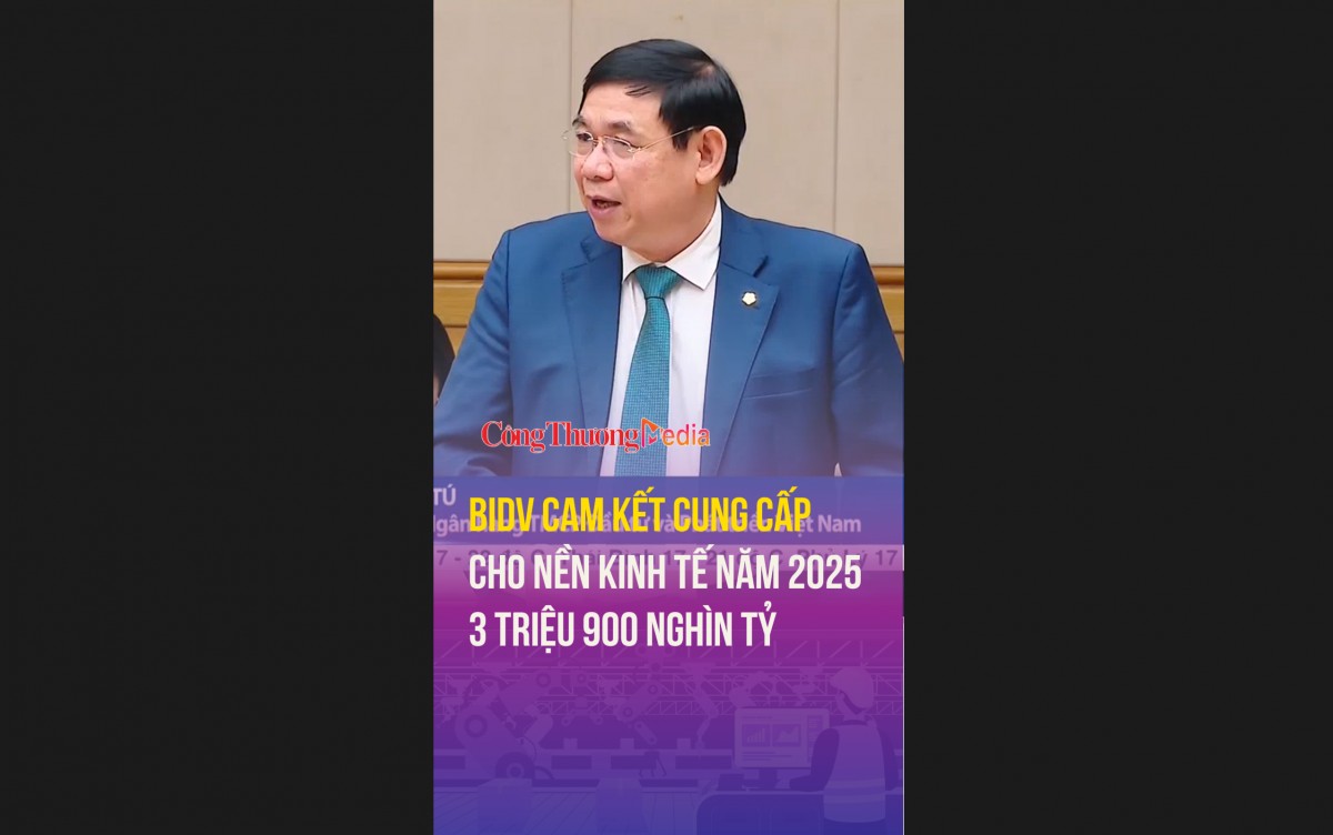 BIDV cam kết cung cấp cho nền kinh tế năm 2025 số tiền 3 triệu 900 nghìn tỷ đồng