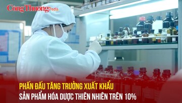 Phấn đấu tăng trưởng xuất khẩu sản phẩm hóa dược thiên nhiên đạt trên 10%