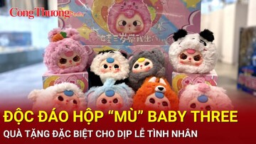 Độc đáo hộp 'mù' Baby Three - Quà tặng đặc biệt dịp lễ tình nhân Valentine
