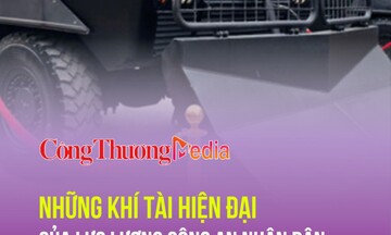 Những khí tài hiện đại của lực lượng Công an nhân dân