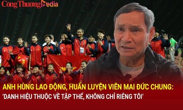 Huấn luyện viên Mai Đức Chung: Danh hiệu thuộc về tập thể, không chỉ riêng tôi