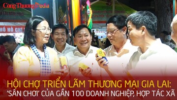 Hội chợ triển lãm thương mại Gia Lai: 'Sân chơi' của gần 100 doanh nghiệp, hợp tác xã