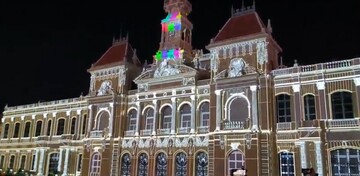 Ánh sáng 3D Mapping rực rỡ tại TP.HCM: Hành trình 50 năm di sản và tương lai