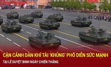 Dàn khí tài 'khủng' phô diễn sức mạnh tại Lễ duyệt binh tại Quảng trường Đỏ