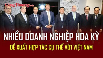 Bộ trưởng Nguyễn Hồng Diên làm việc với nhiều doanh nghiệp lớn của Hoa Kỳ