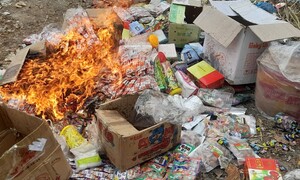 Thanh Hóa: Tiêu hủy hơn 2,3 nghìn sản phẩm nhập lậu