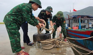 Hà Tĩnh: Khẩn trương đưa tàu thuyền vào bờ, ứng phó ảnh hưởng bão số 1