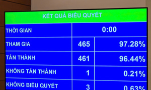 Quốc hội thông qua nghị quyết sắp xếp đơn vị hành chính cấp tỉnh năm 2025