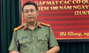 Lãnh đạo Công an tỉnh Hà Giang gặp mặt chúc mừng báo chí dịp 21/6