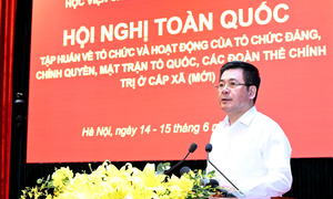 Bộ trưởng Nguyễn Hồng Diên: Tạo thuận lợi tối đa cho chính quyền 2 cấp phục vụ người dân, doanh nghiệp
