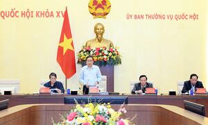 Chủ tịch Quốc hội Trần Thanh Mẫn chủ trì phiên họp về công tác nhân sự