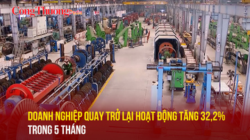 Doanh nghiệp quay trở lại hoạt động tăng 32,2% trong 5 tháng