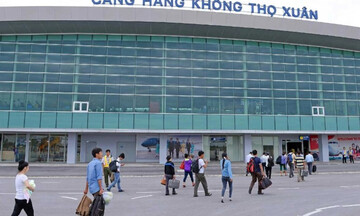 Tạm dừng khai thác sân bay Thọ Xuân vì flycam xâm nhập trái phép