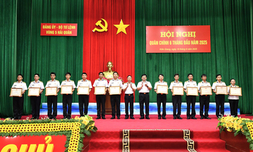 Vùng 5 Hải quân tổ chức Hội nghị quân chính 6 tháng năm 2025