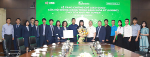 MB Tower đạt chứng chỉ LEED Gold, đánh dấu bước tiến trong chiến lược phát triển bền vững