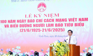 Báo chí đồng hành cùng dòng chảy phát triển của Vĩnh Phúc