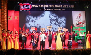 Chương trình nghệ thuật đặc biệt: Lời tri ân và đóa hoa thơm tặng người làm báo