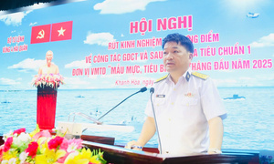 Vùng 4 Hải quân tổ chức hội nghị điểm về giáo dục chính trị