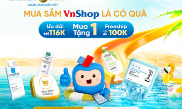 Mua sắm Vnshop trên BAOVIET Smart là có quà, đơn nào cũng 'lời'