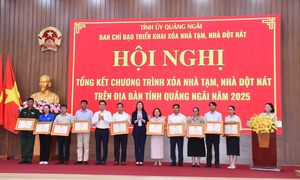 Tỉnh Quảng Ngãi hoàn thành xóa nhà tạm, nhà dột nát