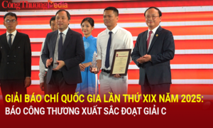 Giải Báo chí Quốc gia lần thứ XIX năm 2025: Báo Công Thương xuất sắc đoạt giải C